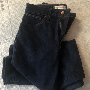 NWOT Madewell Dark blue Denim Skinny 27Petite